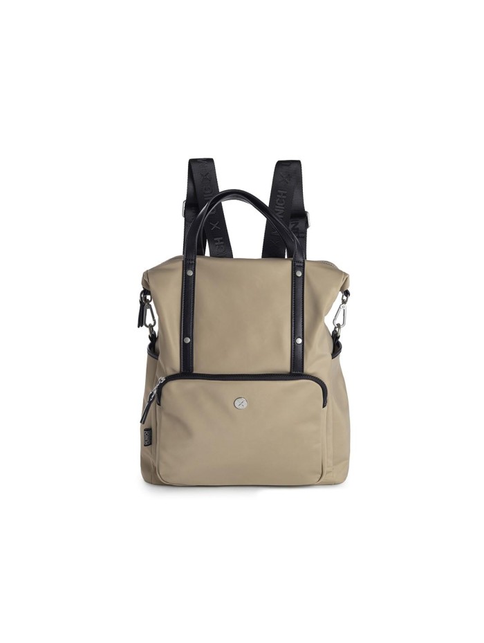 BOLSO-MUNICH-7058103-CLEVER BACKPACK SQUARE BEIGE