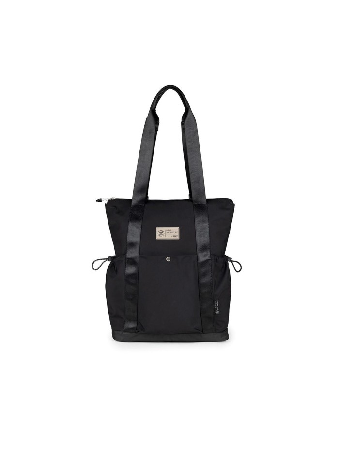 BOLSO MUNICH 7012495-RECYCLED X 2.0 TOTE BACKPACK BLACK