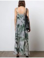 VESTIDO RELIGION 54PTRD23 TRIBUTE DRESS BOTANIC GREEN