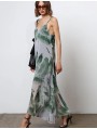 VESTIDO RELIGION 54PTRD23 TRIBUTE DRESS BOTANIC GREEN
