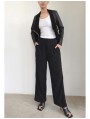 CAZADORA PEIEL MUJER RELIGION WIPDJ52 JET BLACK
