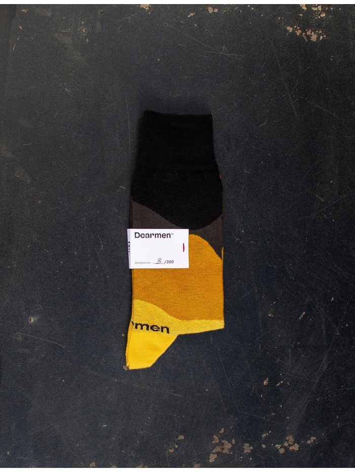 CALCETINES DEARMEN SUVAN COLOR BLOCK AMARILLOS