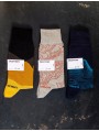 CALCETINES DEARMEN SUVAN COLOR BLOCK AMARILLOS