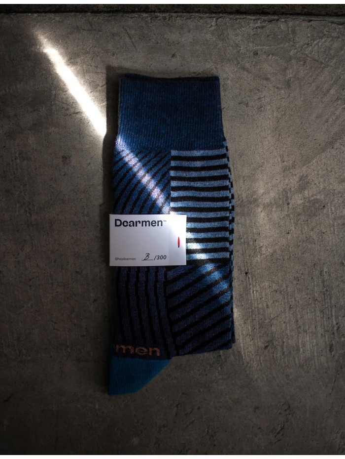 CALCETINES DEARMEN DERIVA RAYAS AZULES