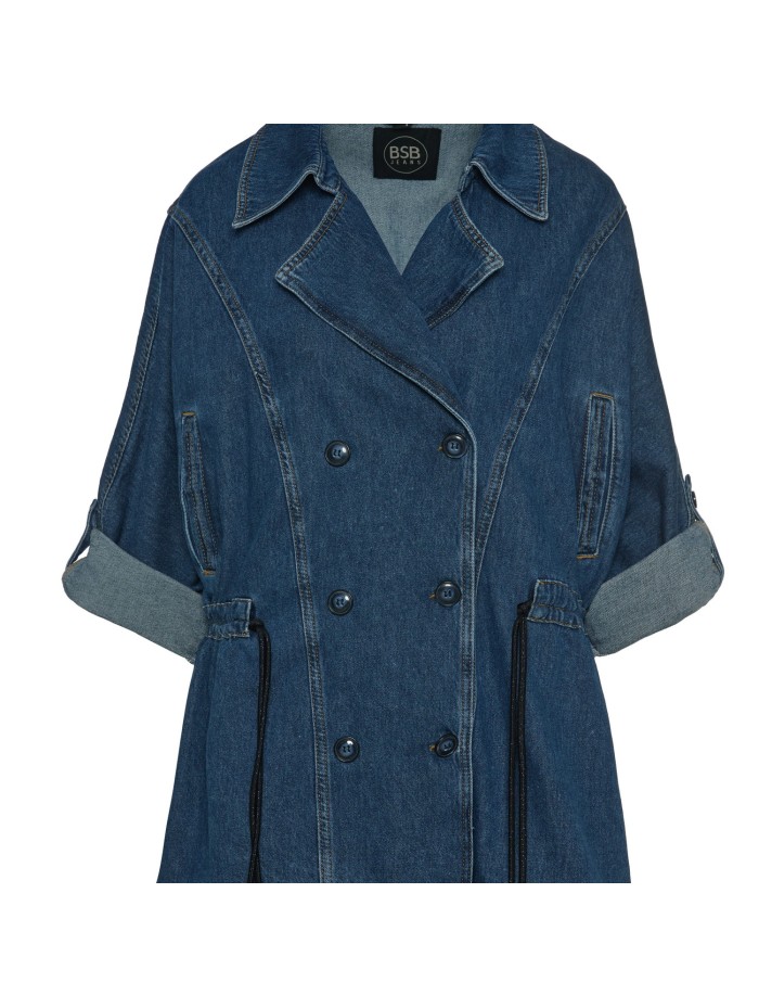 TRENCH-BSB-054-257903-DARK BLUE DENIM