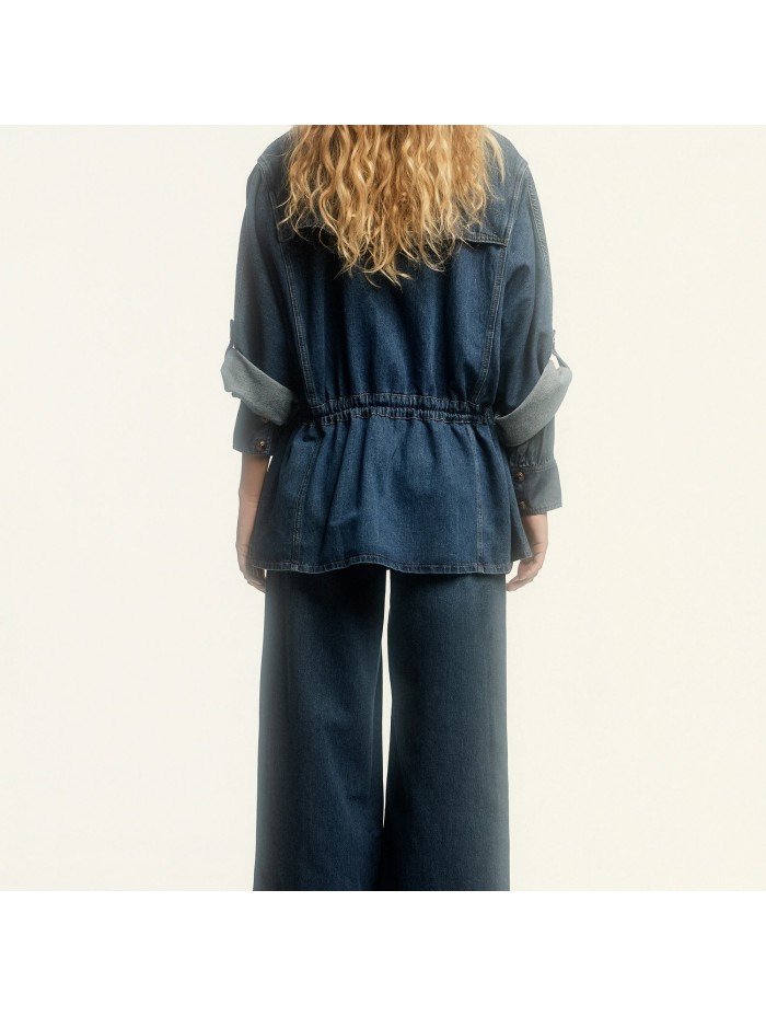 TRENCH-BSB-054-257903-DARK BLUE DENIM