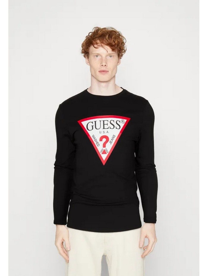 CAMISETA GUESS MANGA LARGA M2YI31 I3Z14 JBLK