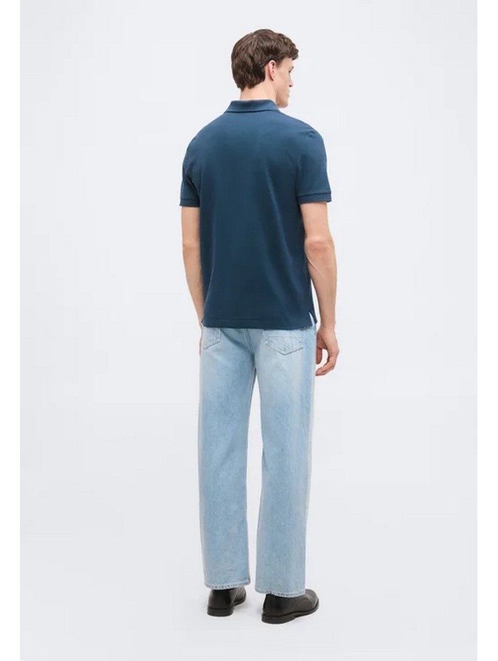 Calvin Klein Jeans-POLO MANIGA CURTA-SS OPEN COLLAR CASUAL PIQUE POLO-LV04RF215G-BLUE