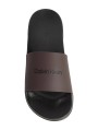 Calvin Klein Jeans-CHANCLAS-ESS SLIDE MONOBRAND CV-HM0HM02107-RED