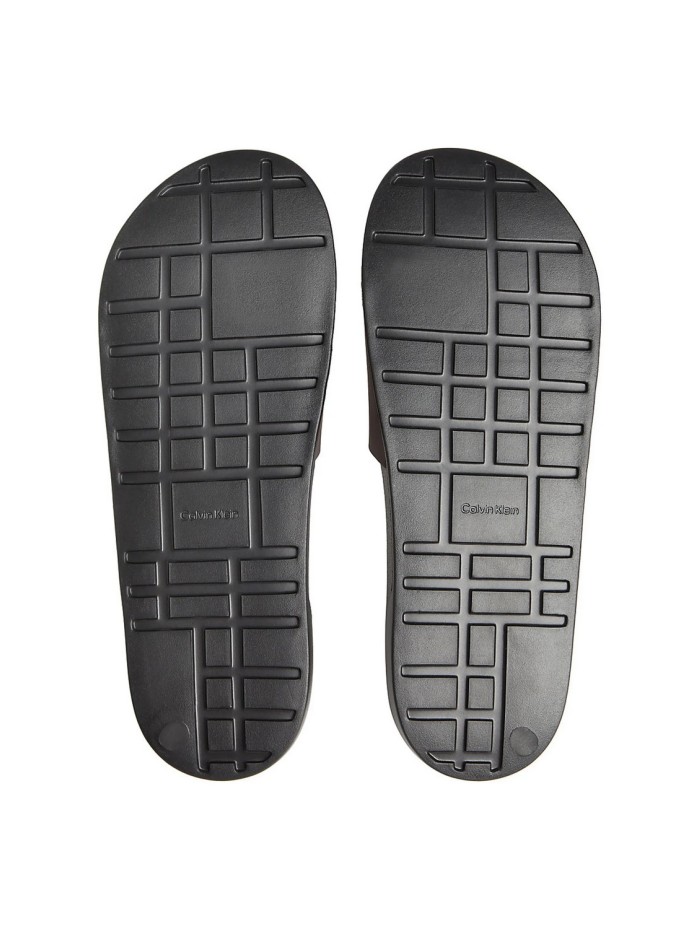 Calvin Klein Jeans-CHANCLAS-ESS SLIDE MONOBRAND CV-HM0HM02107-RED