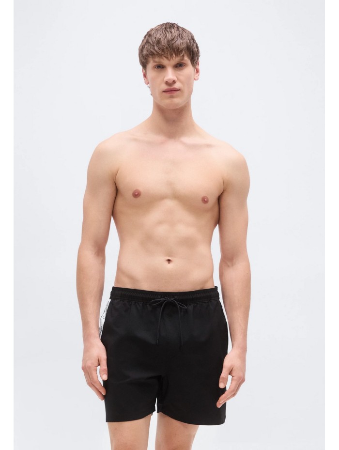 Calvin Klein Jeans-BAÑADOR CHICO-5 IN CORE-LV00N61002-BLACK