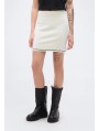 Calvin Klein Jeans-FALDA MINI-MICROCABLE MINI SKIRT-LV047F364G-WHITE