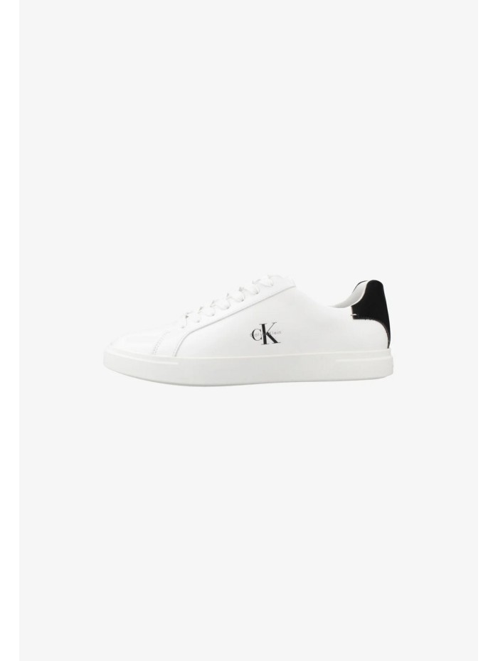 Calvin Klein Jeans-CALZADO CHICA-LOW PRO CUPS LTH ML-HW0HW03146-WHITE