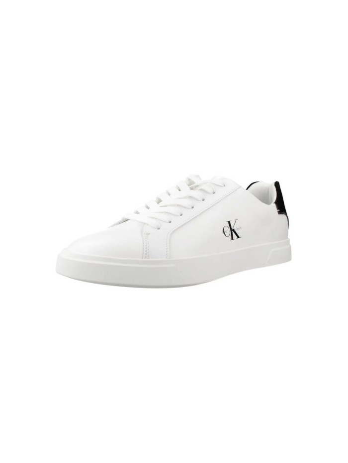 Calvin Klein Jeans-CALZADO CHICA-LOW PRO CUPS LTH ML-HW0HW03146-WHITE