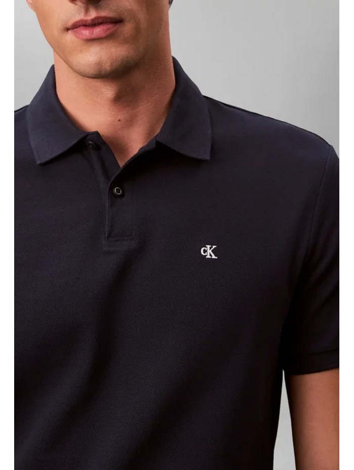 Calvin Klein Jeans-POLO MANIGA CURTA-SS CASUAL PIQUE CLASSIC POLO-LV040EM269-BLUE