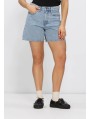 Calvin Klein Jeans-SHORT-HI RISE A-LINE SHORT COASTAL LIG-LV047F675G-BLUE