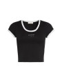 Calvin Klein Jeans-CAMISETAS CHICA-SS MONOLOGO SCOOP NK BABY TEE-LV047G220G-BLACK