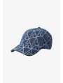 Calvin Klein Jeans-SOMBRERO-AOP JACQUARD DENIM BB CAP-LV04F5069G-BLUE