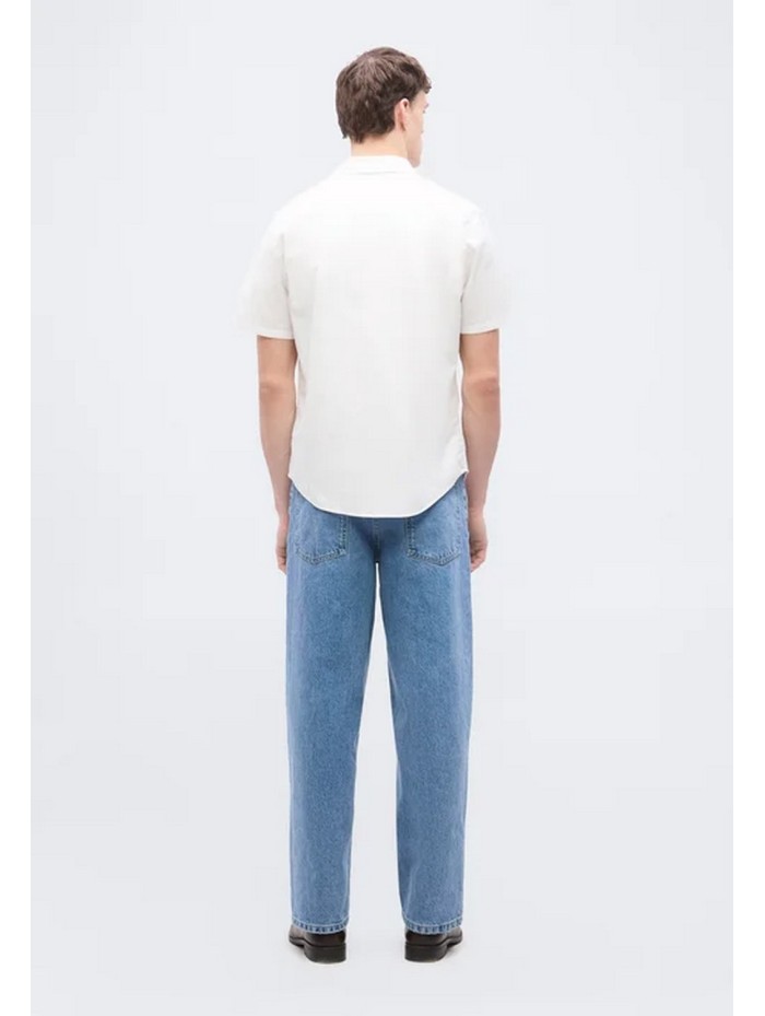 Calvin Klein Jeans-CAMISAS CHICO-SS CLASSIC OXFORD SHIRT-LV140EM124-WHITE