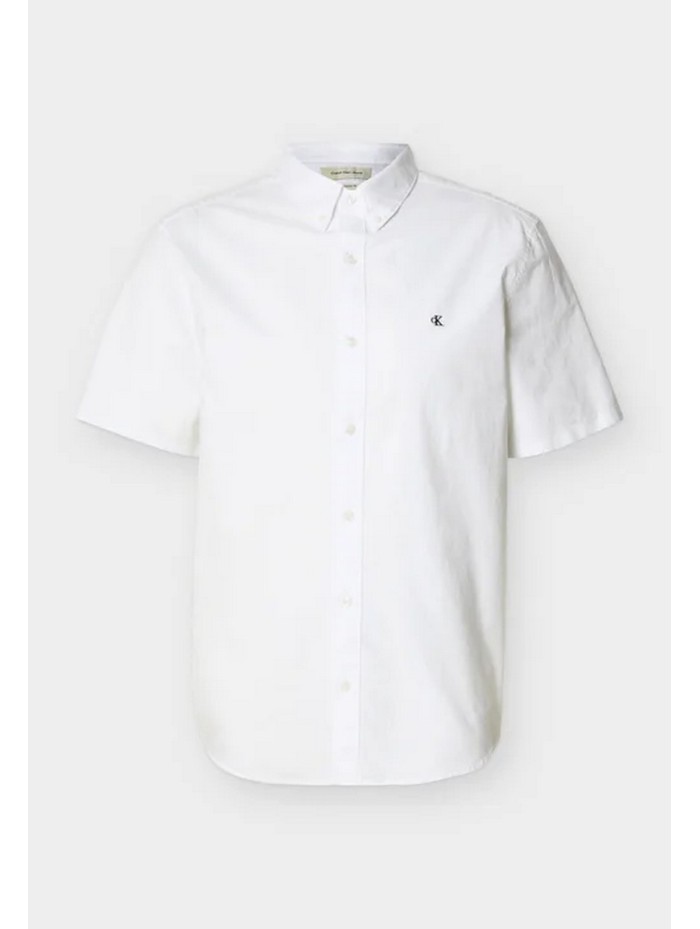 Calvin Klein Jeans-CAMISAS CHICO-SS CLASSIC OXFORD SHIRT-LV140EM124-WHITE
