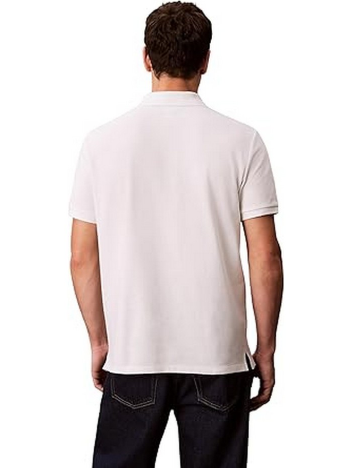 Calvin Klein Jeans-POLO MANIGA CURTA-SS CASUAL PIQUE CLASSIC POLO-LV040EM269-WHITE