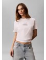 Calvin Klein Jeans-CAMISETAS CHICA-SS CLASSIC SEASONAL MONOLOGO TEE-LV047G831G-WHITE