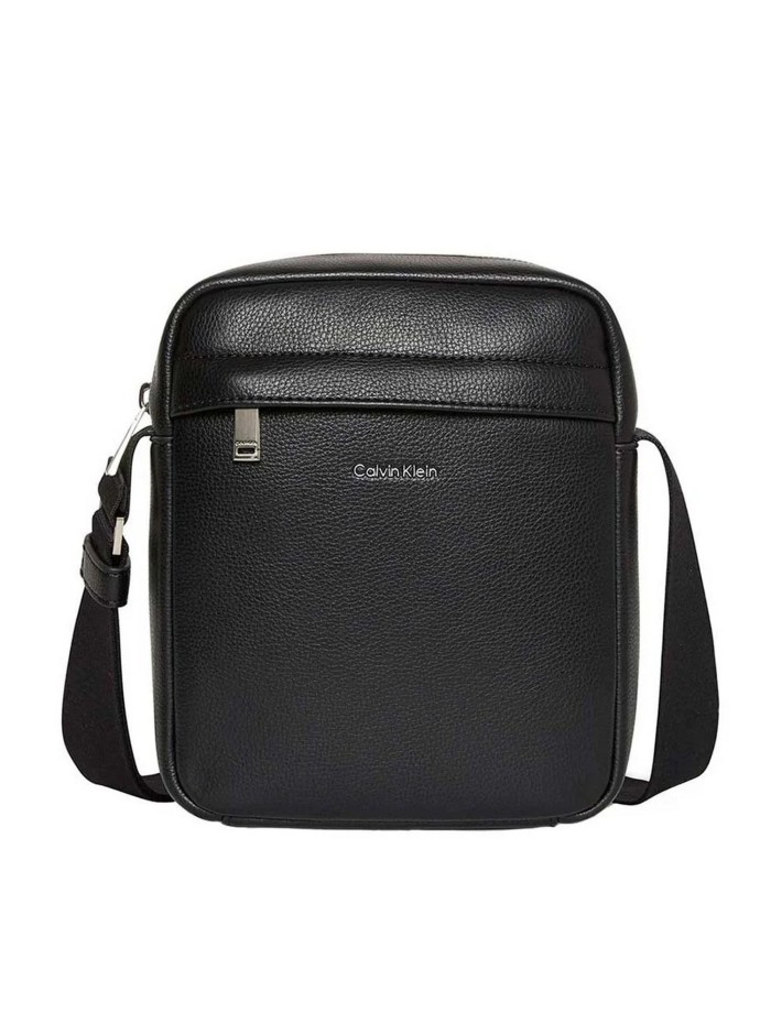 Calvin Klein Jeans-BOLSO-RAISED REPORTER-LV04D3160G-BLACK