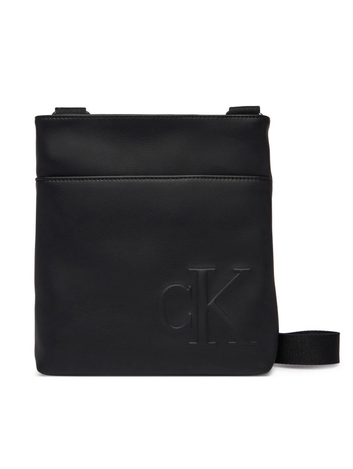 Calvin Klein Jeans-BOLSO-BOLD CK FLATPACK-LV04D3344G-BLACK