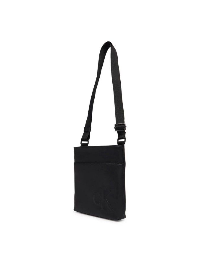 Calvin Klein Jeans-BOLSO-BOLD CK FLATPACK-LV04D3344G-BLACK