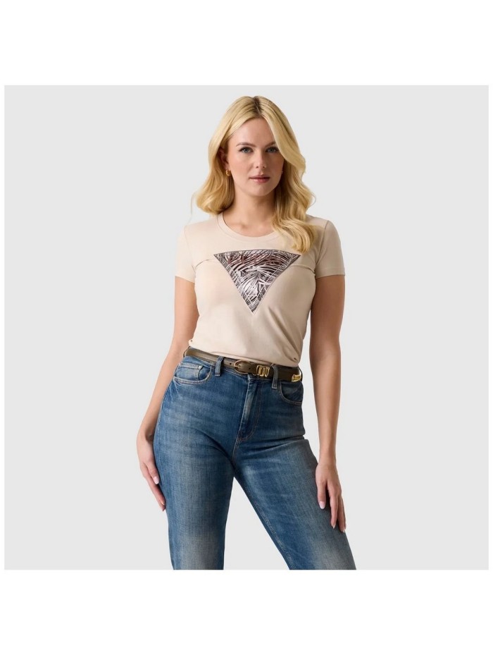 SS CN ZEBRA TRIANGLE TEE-CAMISETA