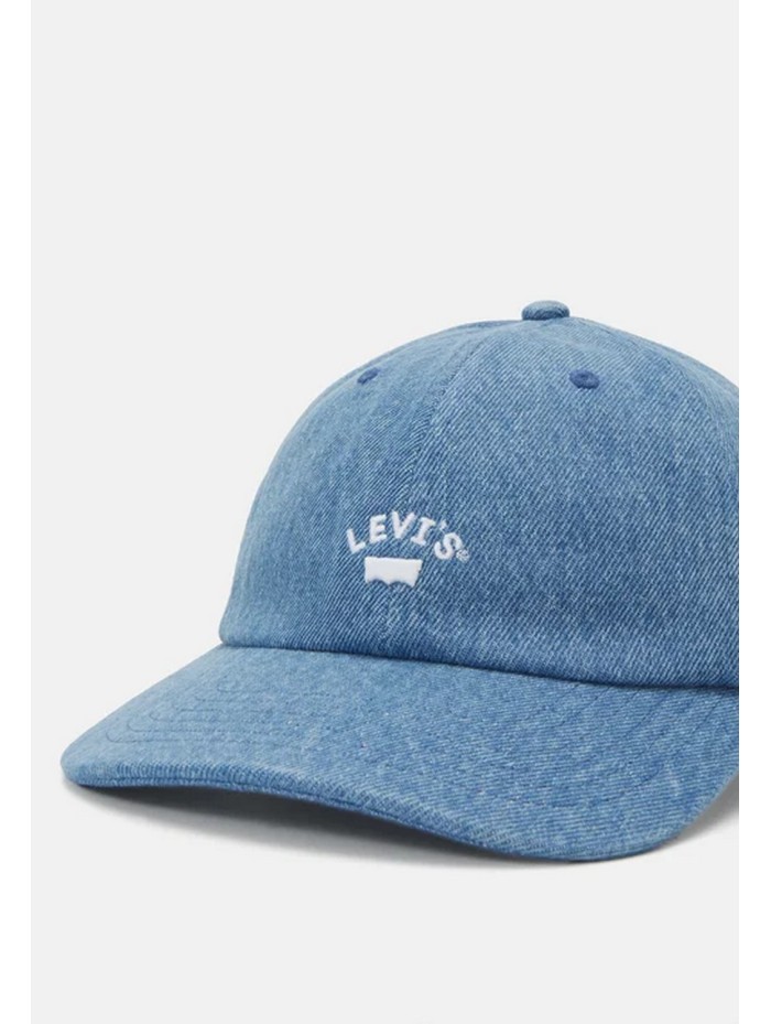 GORRO-Levi's-LAZY GIRL LOGO CAP INDIGO LIGHT WASH 9
