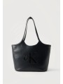 Calvin Klein Jeans-BOLSO-BOLD CK SHOPPER-LV04F3562G-BLACK
