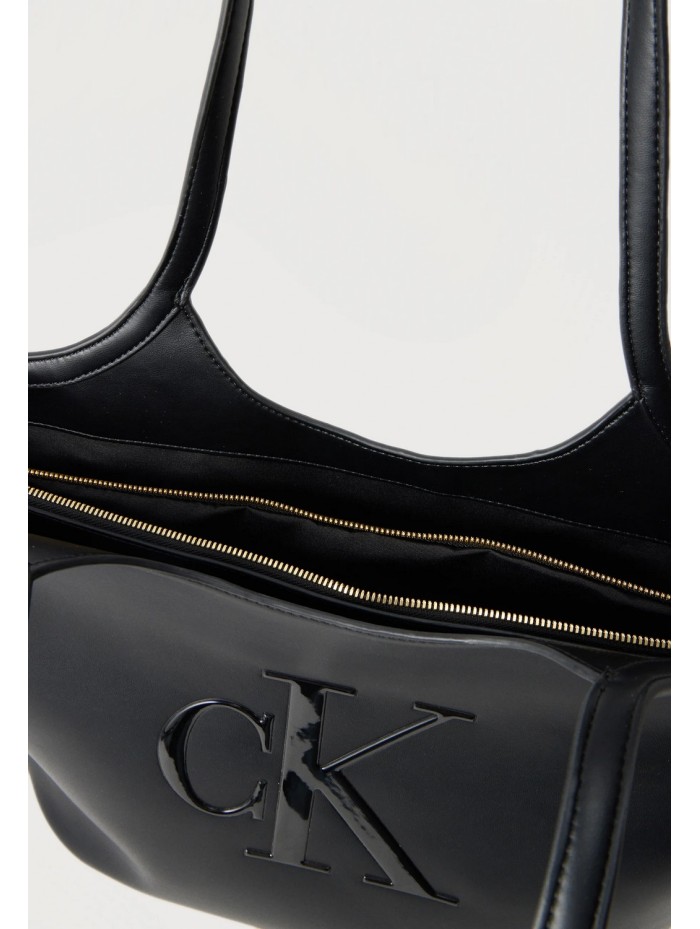 Calvin Klein Jeans-BOLSO-BOLD CK SHOPPER-LV04F3562G-BLACK