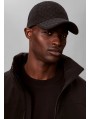 Calvin Klein Jeans-SOMBRERO-EMBLEM PRINT w LEATHER PATCH CAP-LV04D5029G-BLACK